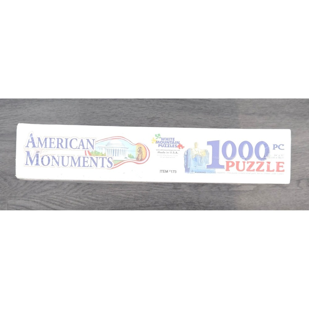 American Monuments 1000-piece jigsaw puzzle, new sealed‎ - Picture 3 of 6